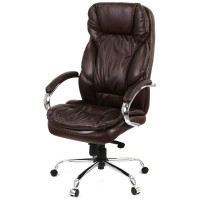 Кресло Тироль CH MB Коричневый (Кожа LC-K) (5300)