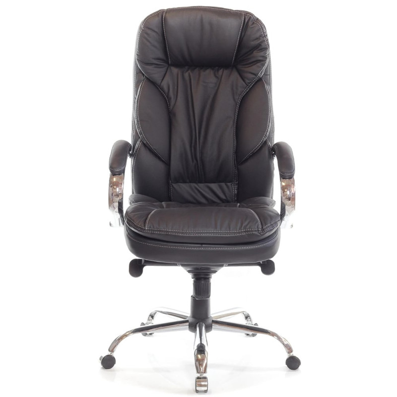 Кресло Тироль CH MB Черный (Кожа LC-A) (7420)