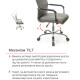 Кресло Кап FX СН TILT Серый (PU grey) (9906)