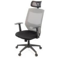 Кресло Таун Tilt Серый (Серый/Черный) (10035857)