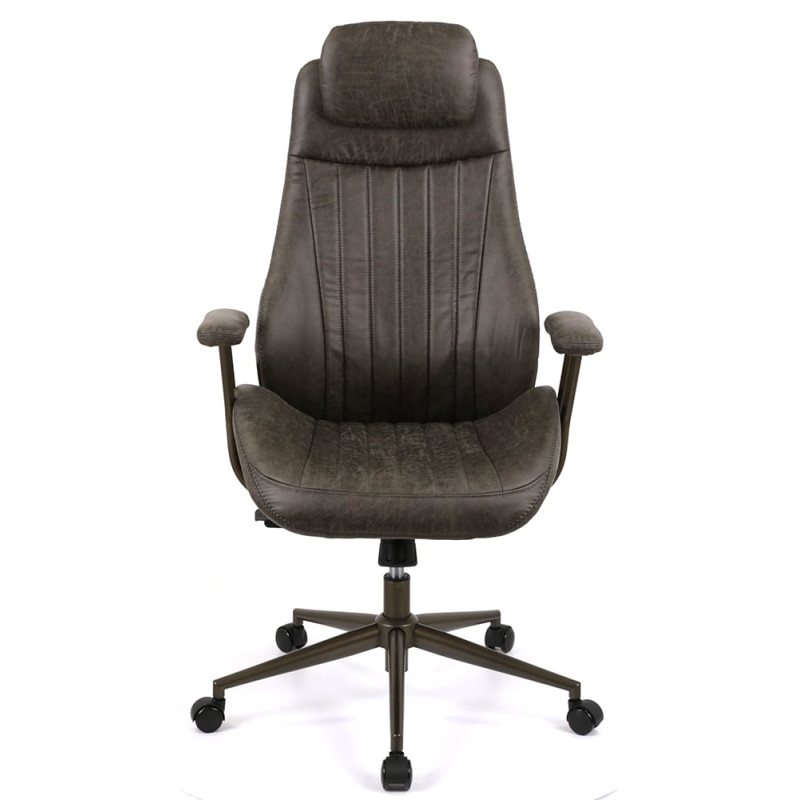 Кресло Саленто R-SR 9663-14P Серый (Иск. замша темно-серая) (120346)