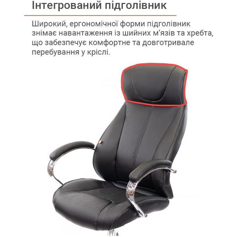 Кресло Сетиф CH ANF Черный (PU-черный) (11423)