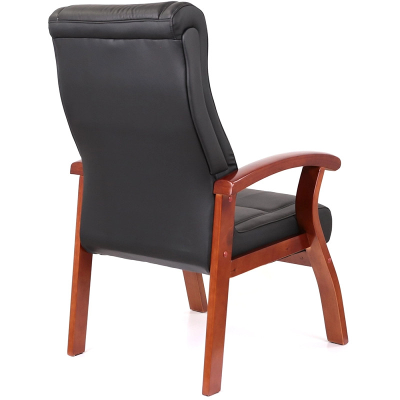 Кресло конференционное Брунор EX CF ECO Черный (PU-черный) (142847)