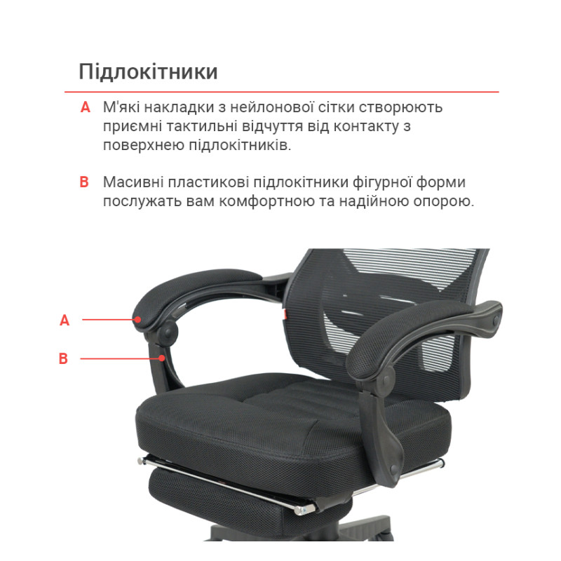 Кресло Мердок PL RL Черный (Черный) (11245)