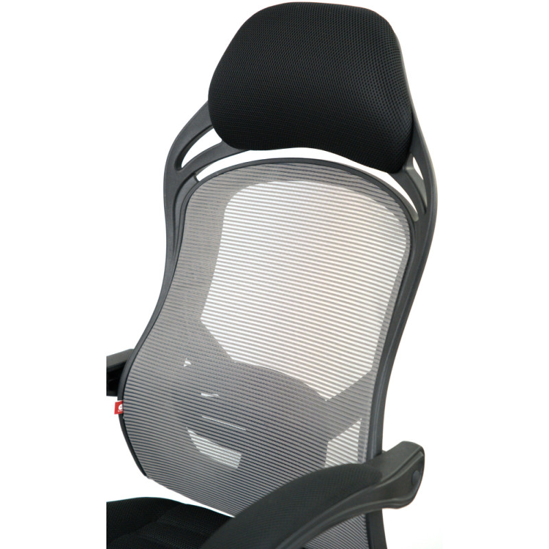 Кресло Мердок PL RL Серый (Серый/Черный) (11392)