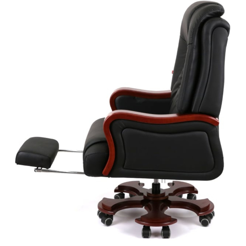 Кресло Тристрам EX RL Черный (Кожа LC-A) (142844)