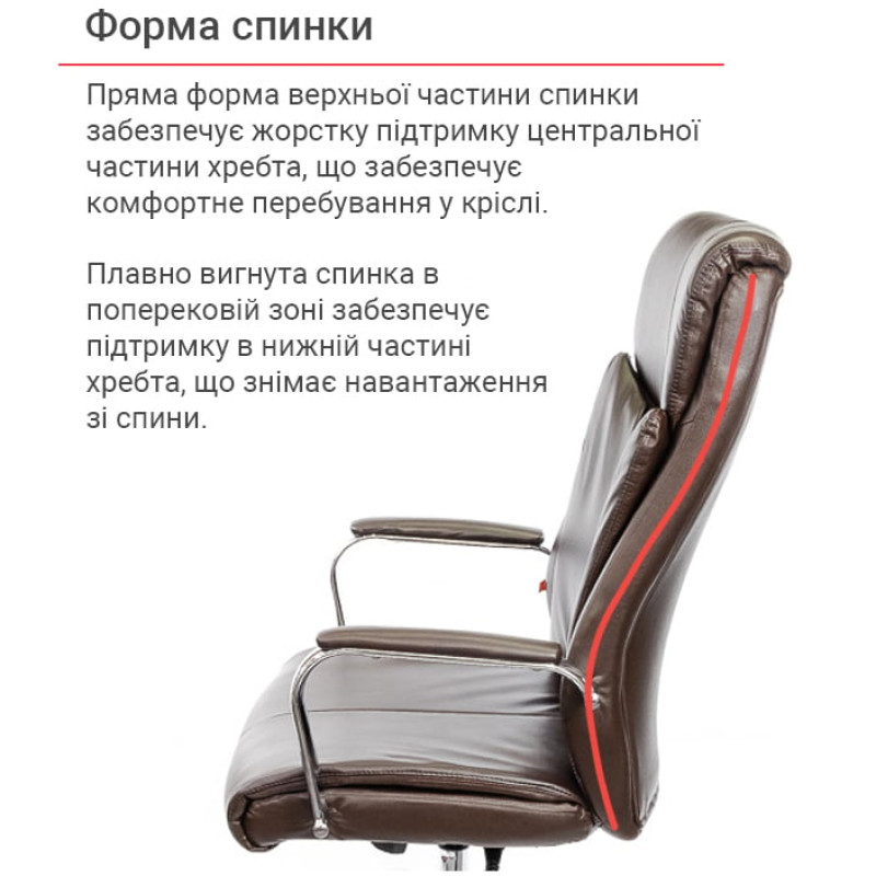 Кресло Маккай CH ANF Коричневый (PU-темно-коричневый) (11200)