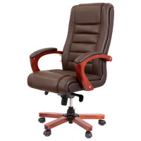 Кресло Гаспар ЕХ МB Коричневый (Кожа LC-K) (13277)