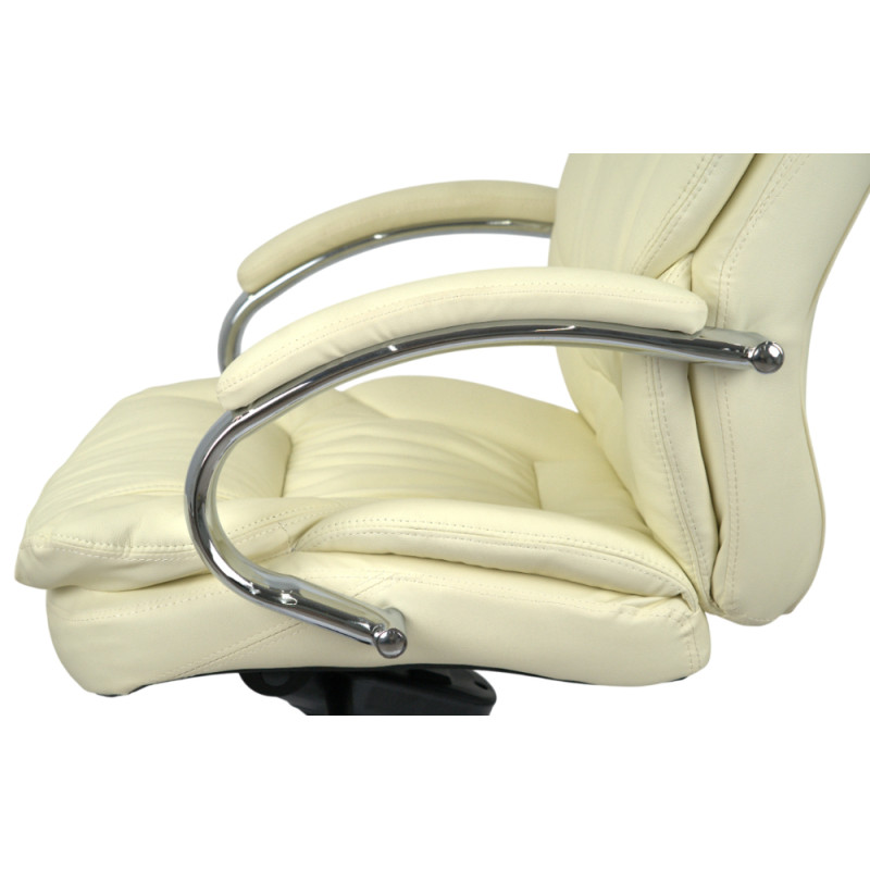 Кресло Тироль CH MB Бежевый (Кожа LC-F) (12443)