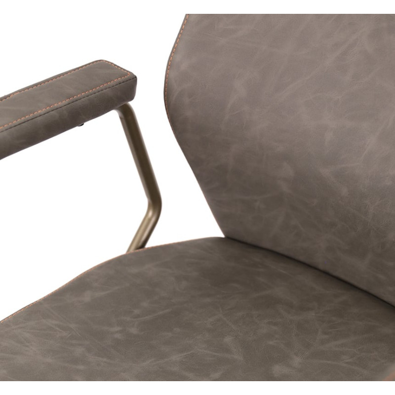 Кресло Ронин CH TILT Серый (Wax PU 425 серый) (144289)