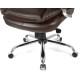 Кресло Флорида CH MB Коричневый (Кожа LC-K) (5301)