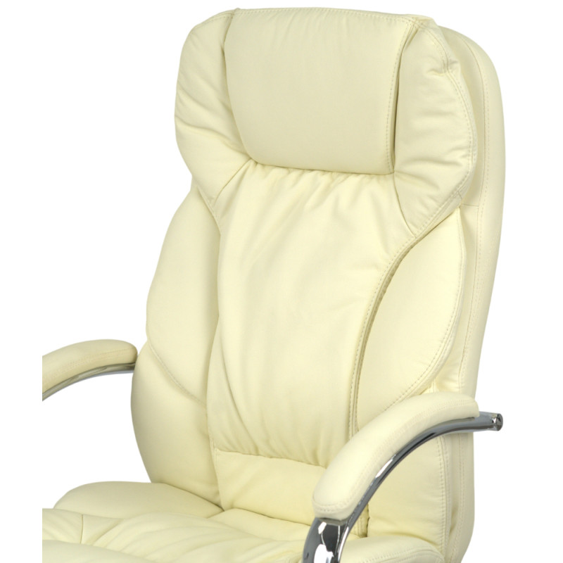 Кресло Тироль CH MB Бежевый (Кожа LC-F) (12443)