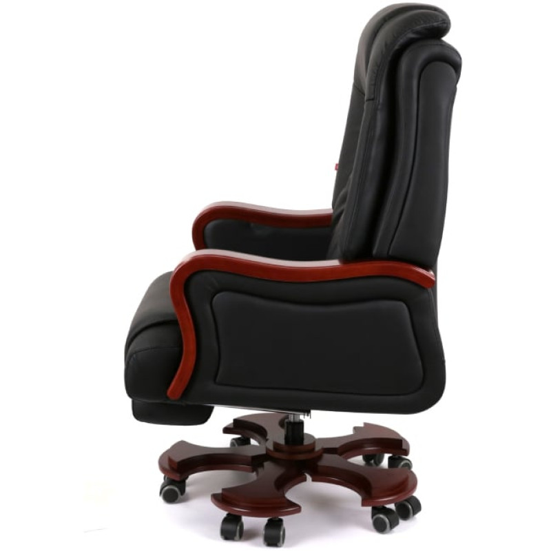 Кресло Тристрам EX RL Черный (Кожа LC-A) (142844)