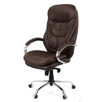 Кресло Валенсия Soft CH MB Коричневый (Кожа LC-K) (76464)