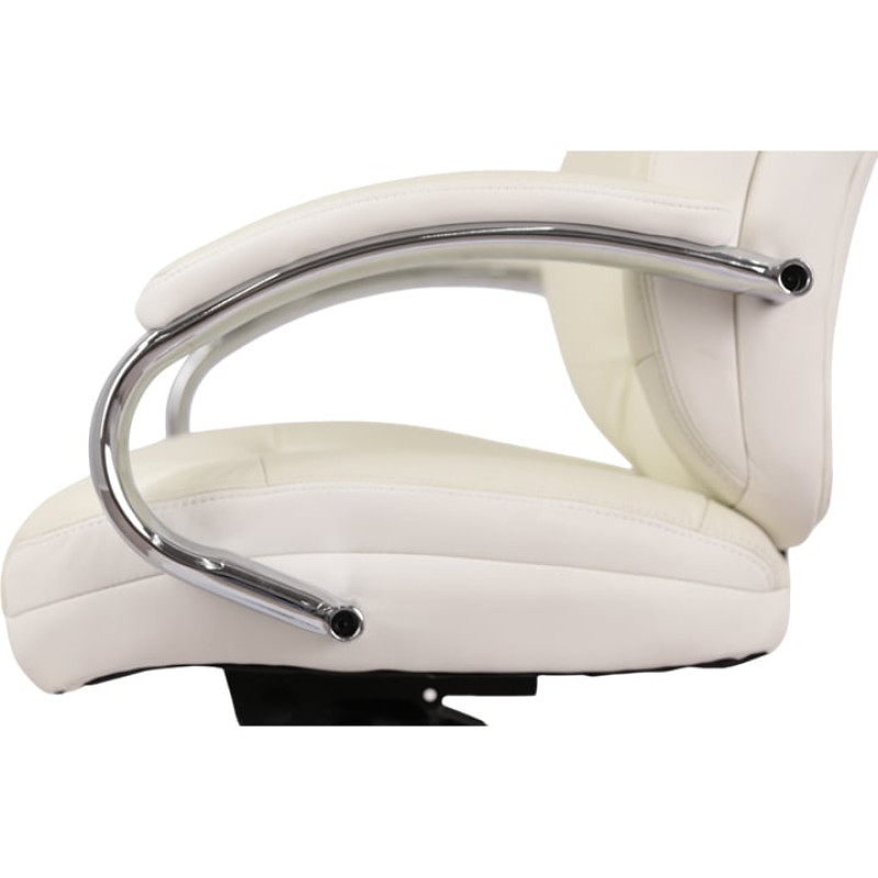 Кресло Бадалона CH MB Белый (Кожа Lux LC-W) (86868)