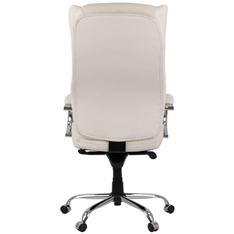 Кресло Бадалона CH MB Белый (Кожа Lux LC-W) (86868)