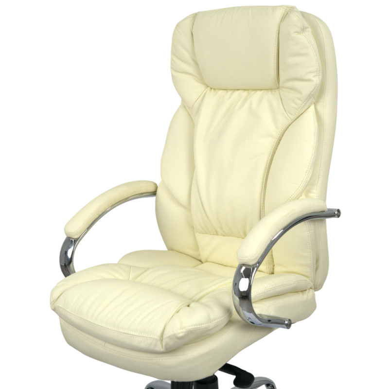 Кресло Тироль CH MB Бежевый (Кожа LC-F) (12443)