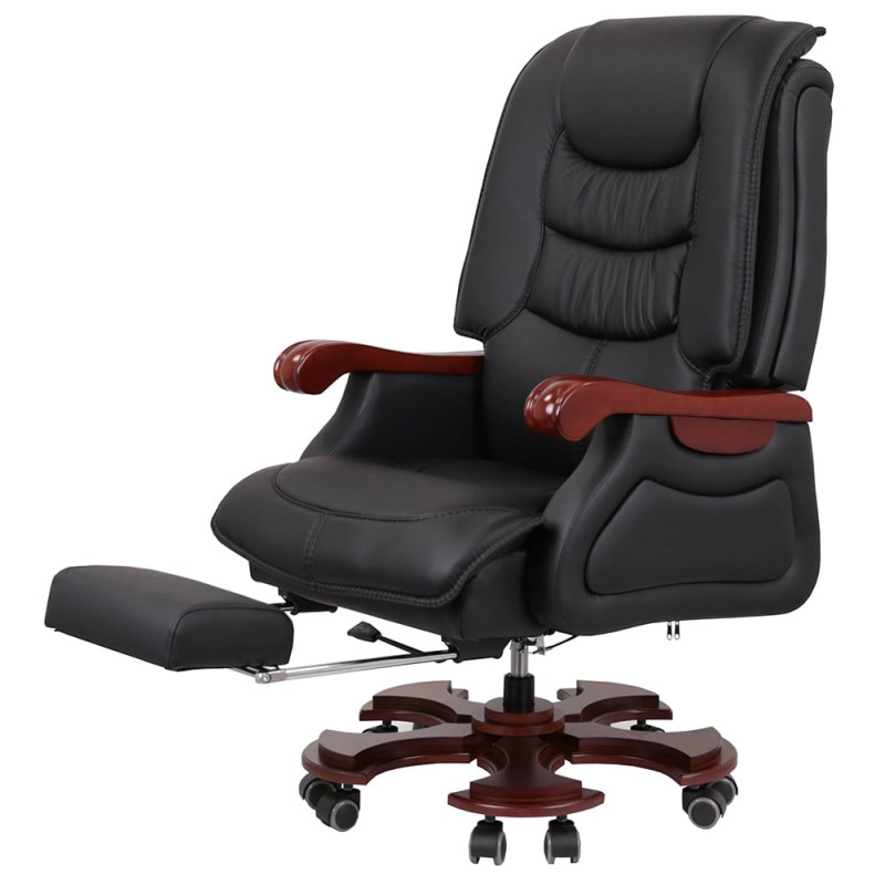 Кресло Ланселот EX RL Черный (Кожа LC-A) (142851)