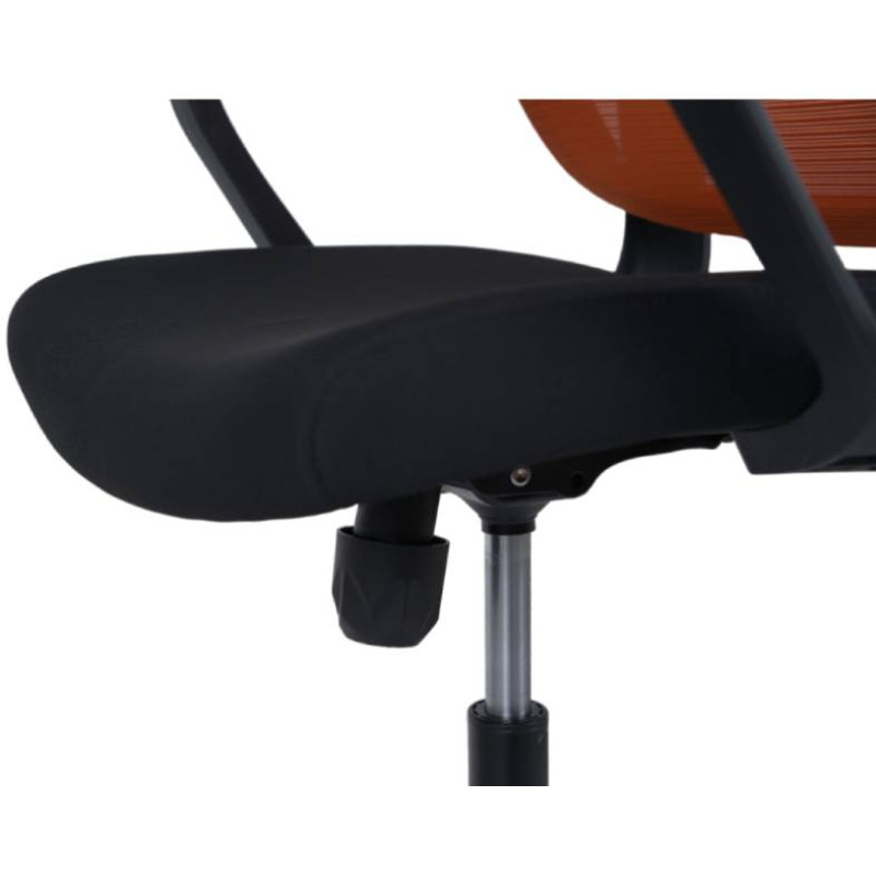 Кресло Дориан BL TILT Оранжевый (K-09 Orange OS-3000 Black) (144001)