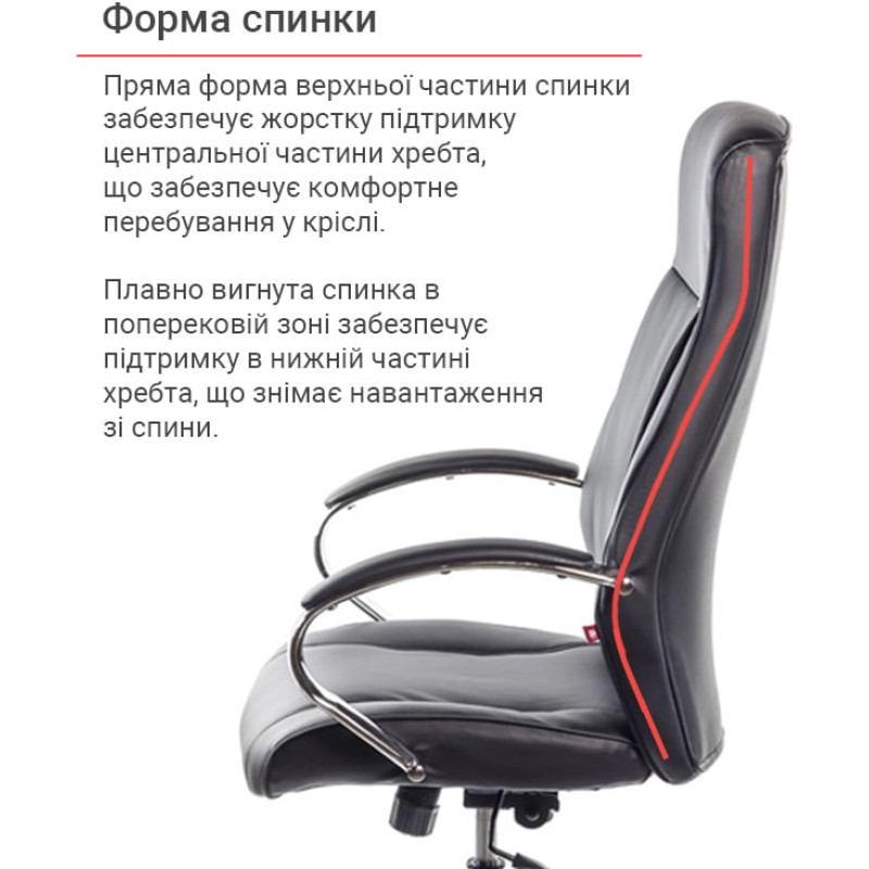 Кресло Дрим CH ANF Черный (PU-черный) (8172)