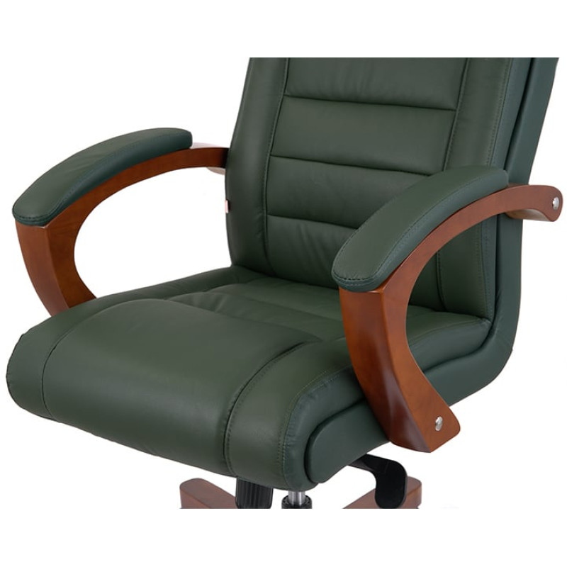 Кресло Гаспар ЕХ МB Зеленый (Кожа Lux LC-green) (9637)