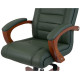Кресло Гаспар ЕХ МB Зеленый (Кожа Lux LC-green) (9637)