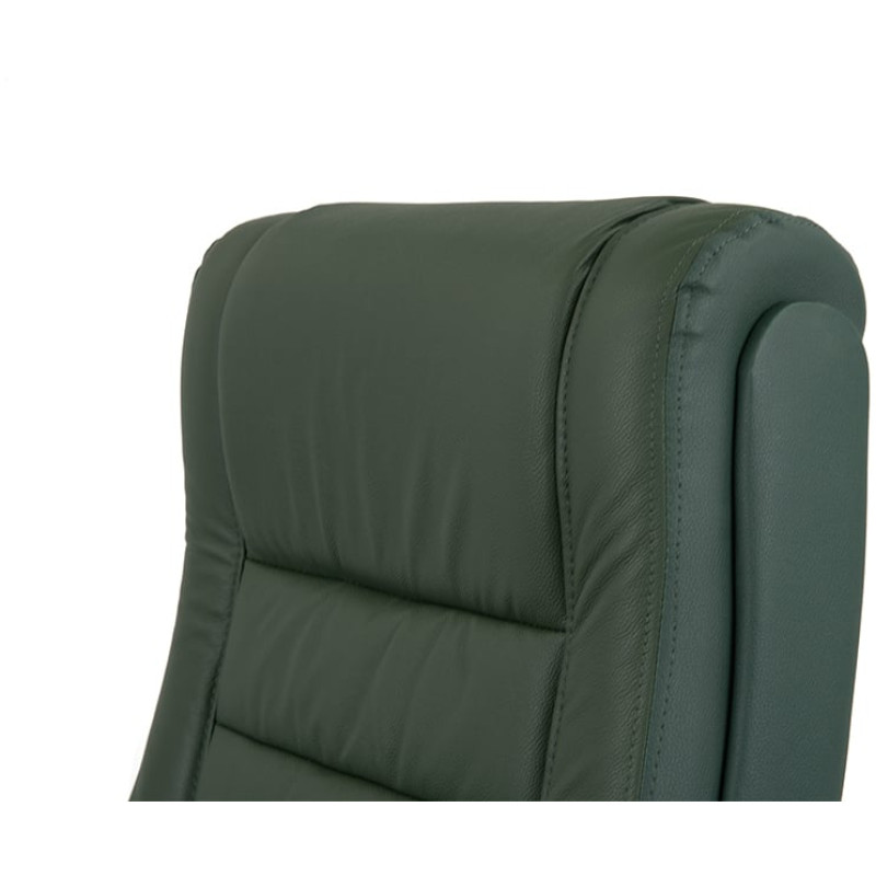 Кресло Гаспар ЕХ МB Зеленый (Кожа Lux LC-green) (9637)