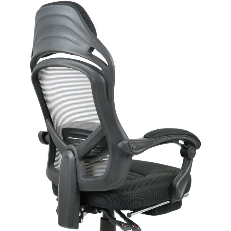 Кресло Мердок PL RL Серый (Серый/Черный) (11392)