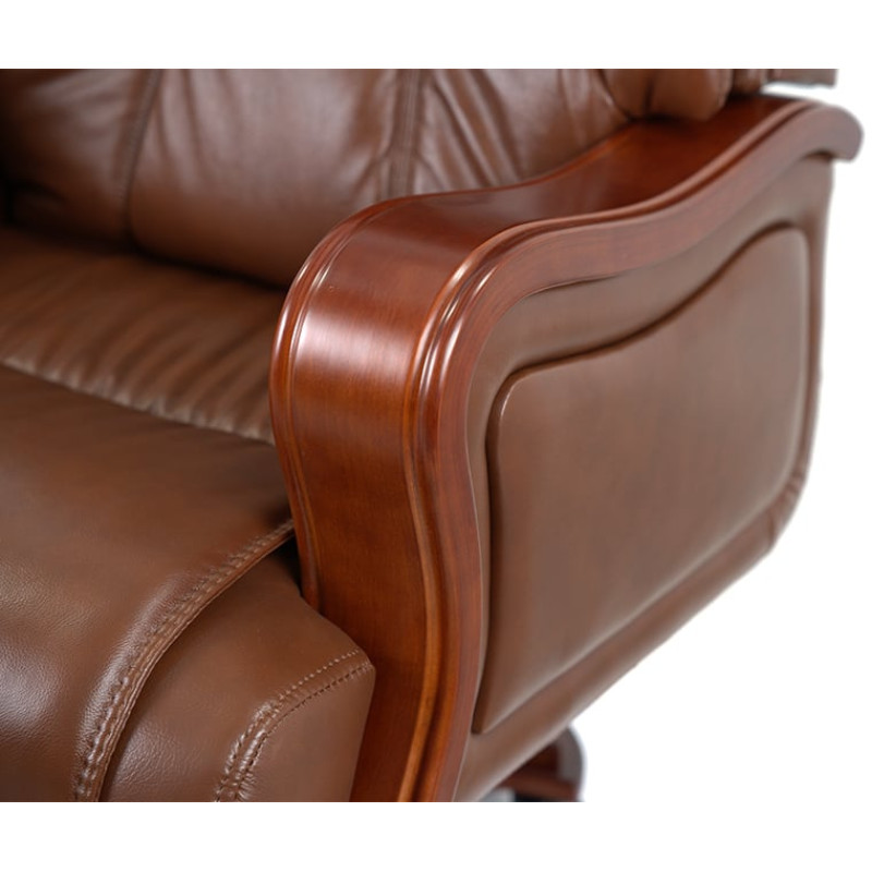 Кресло Тристрам EX RL Коричневый (Кожа Lux LC-I) (142850)