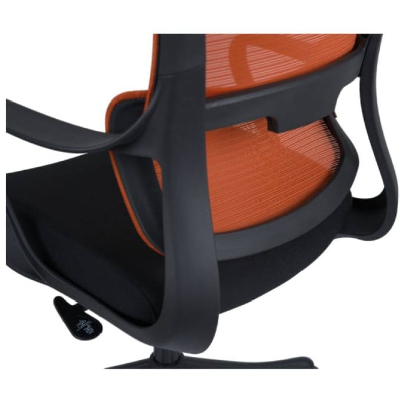 Кресло Дориан BL TILT Оранжевый (K-09 Orange OS-3000 Black) (144001)