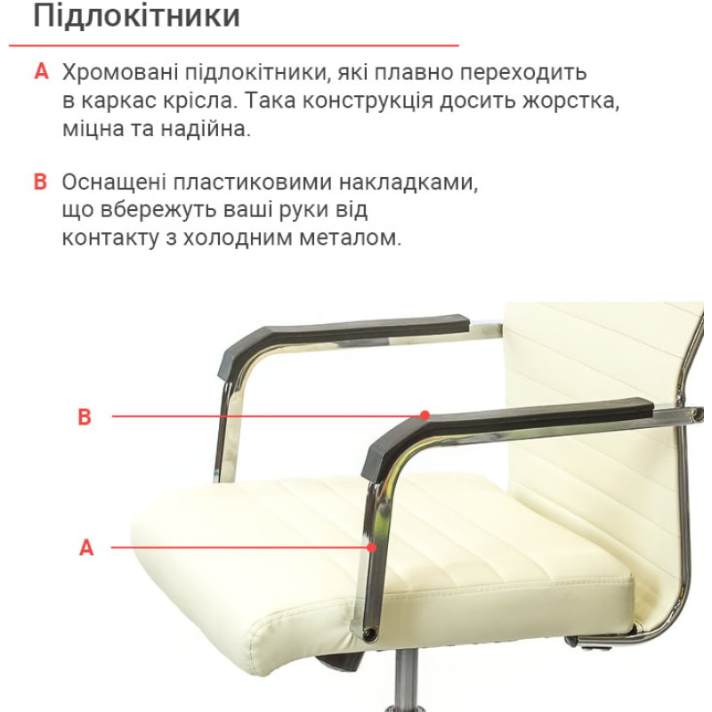 Кресло Кап FX СН TILT Белый (PU White) (158633)