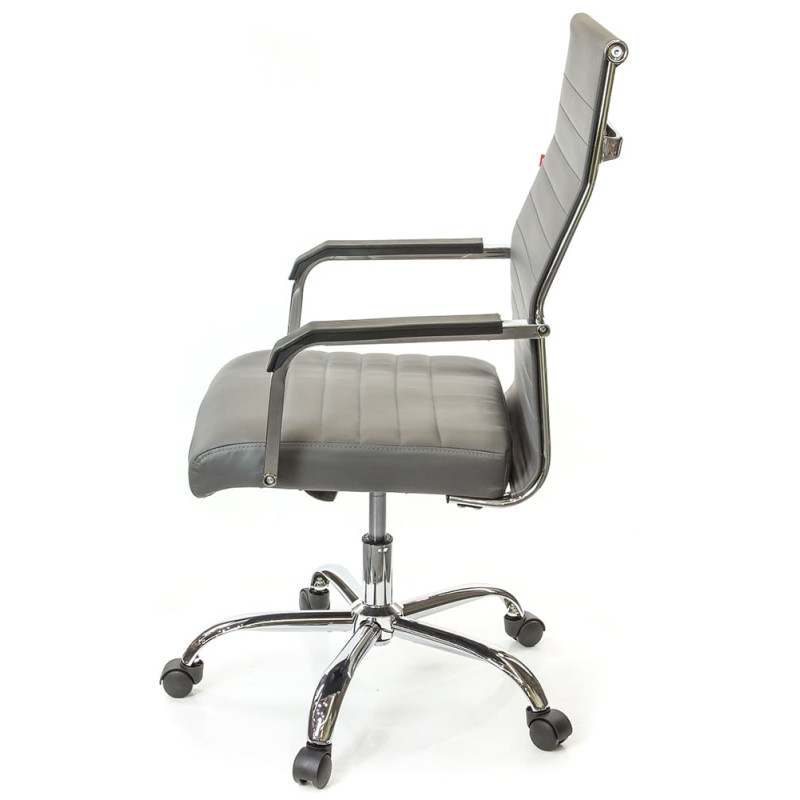 Кресло Кап FX СН TILT Серый (PU grey) (9906)