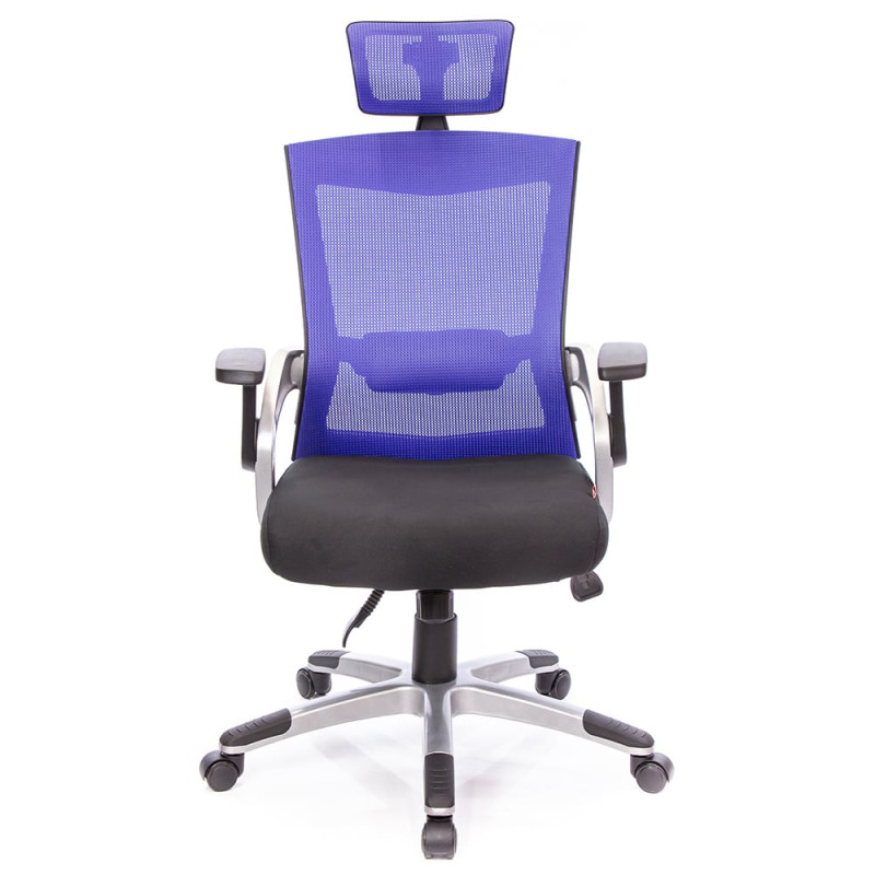 Кресло Прима PL HR ANF Синий (Черный/Синий) (10481)