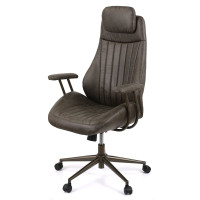 Кресло Саленто R-SR 9663-14P Серый (Иск. замша темно-серая) (120346)