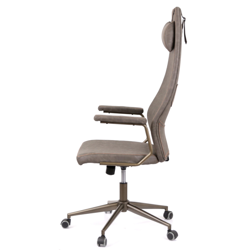 Кресло Ронин CH TILT Серый (Wax PU 425 серый) (144289)