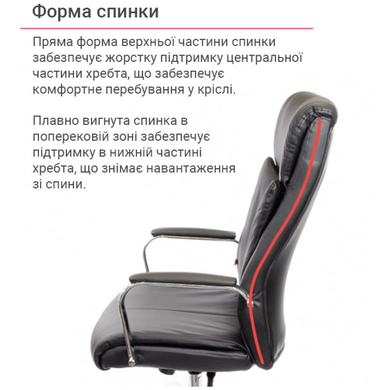 Кресло Маккай CH ANF Черный (PU-черный) (11416)