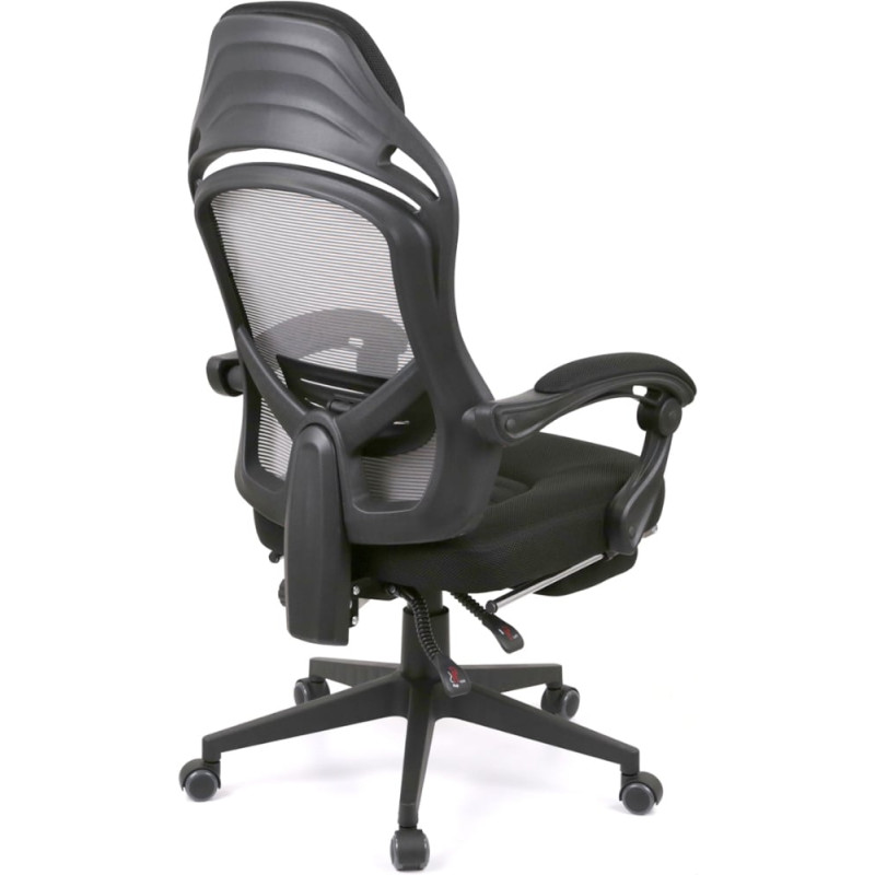 Кресло Мердок PL RL Серый (Серый/Черный) (11392)