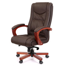 Кресло Артур EX MB Коричневый (Кожа LC-K) (10471)