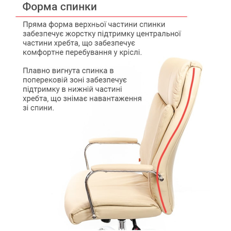 Кресло Маккай CH ANF Бежевый (PU-бежевый) (11414)