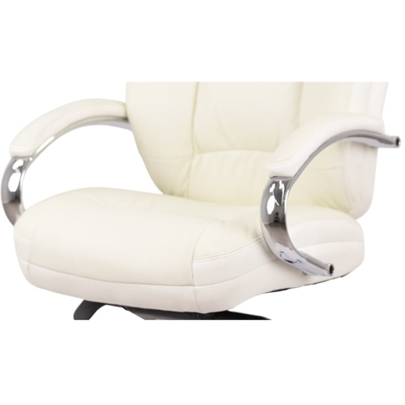 Кресло Бадалона CH MB Белый (Кожа Lux LC-W) (86868)