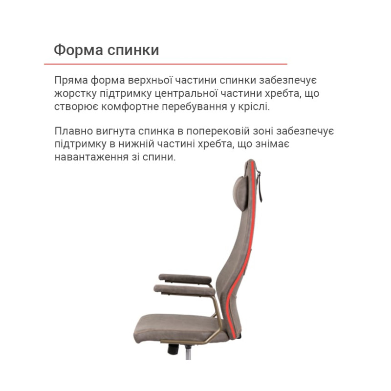 Кресло Ронин CH TILT Серый (Wax PU 425 серый) (144289)