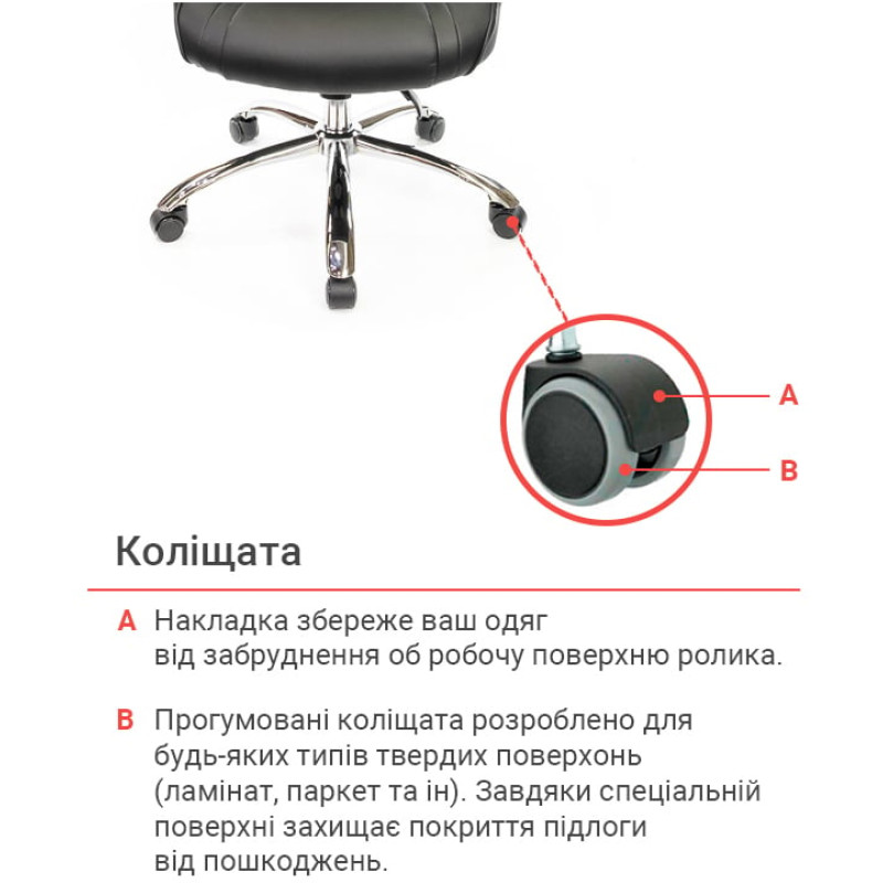 Кресло Сетиф CH ANF Черный (PU-черный) (11423)