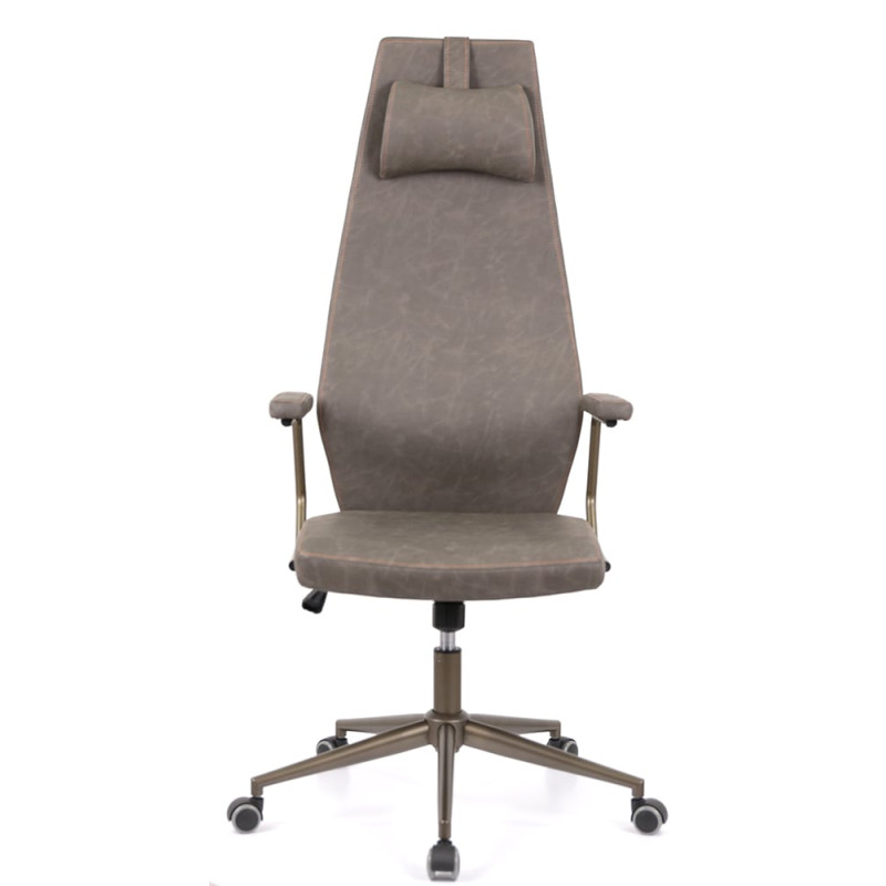 Кресло Ронин CH TILT Серый (Wax PU 425 серый) (144289)