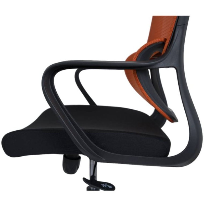 Кресло Дориан BL TILT Оранжевый (K-09 Orange OS-3000 Black) (144001)