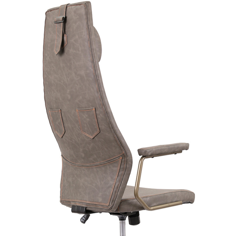 Кресло Ронин CH TILT Серый (Wax PU 425 серый) (144289)