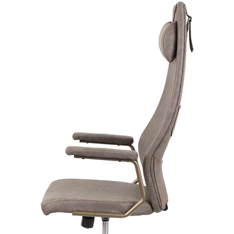 Кресло Ронин CH TILT Серый (Wax PU 425 серый) (144289)