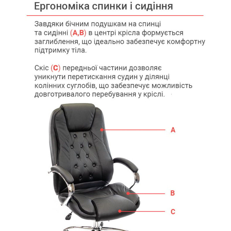 Кресло Бешар CH ANF Черный (PU-черный) (11407)