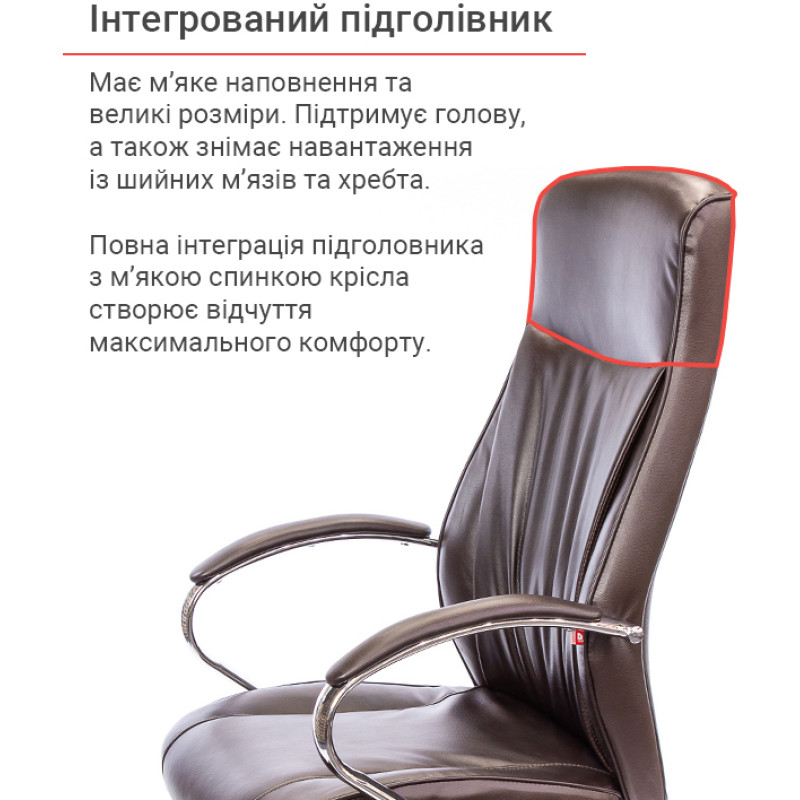 Кресло Дрим CH ANF Коричневый (PU-темно-коричневый) (12789)