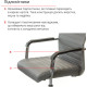 Кресло Кап FX СН TILT Серый (PU grey) (9906)