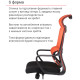 Кресло Дориан BL TILT Оранжевый (K-09 Orange OS-3000 Black) (144001)